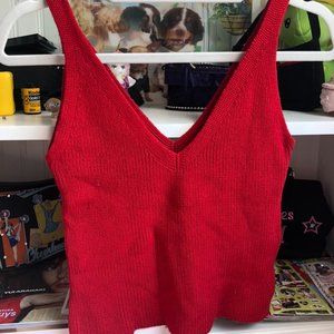 knit Brandy Melville tank top